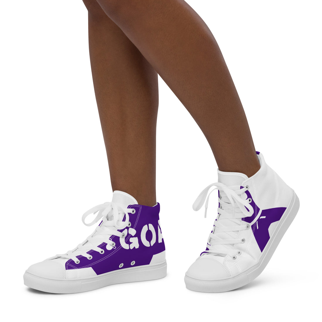 Women’s high top canvas shoes