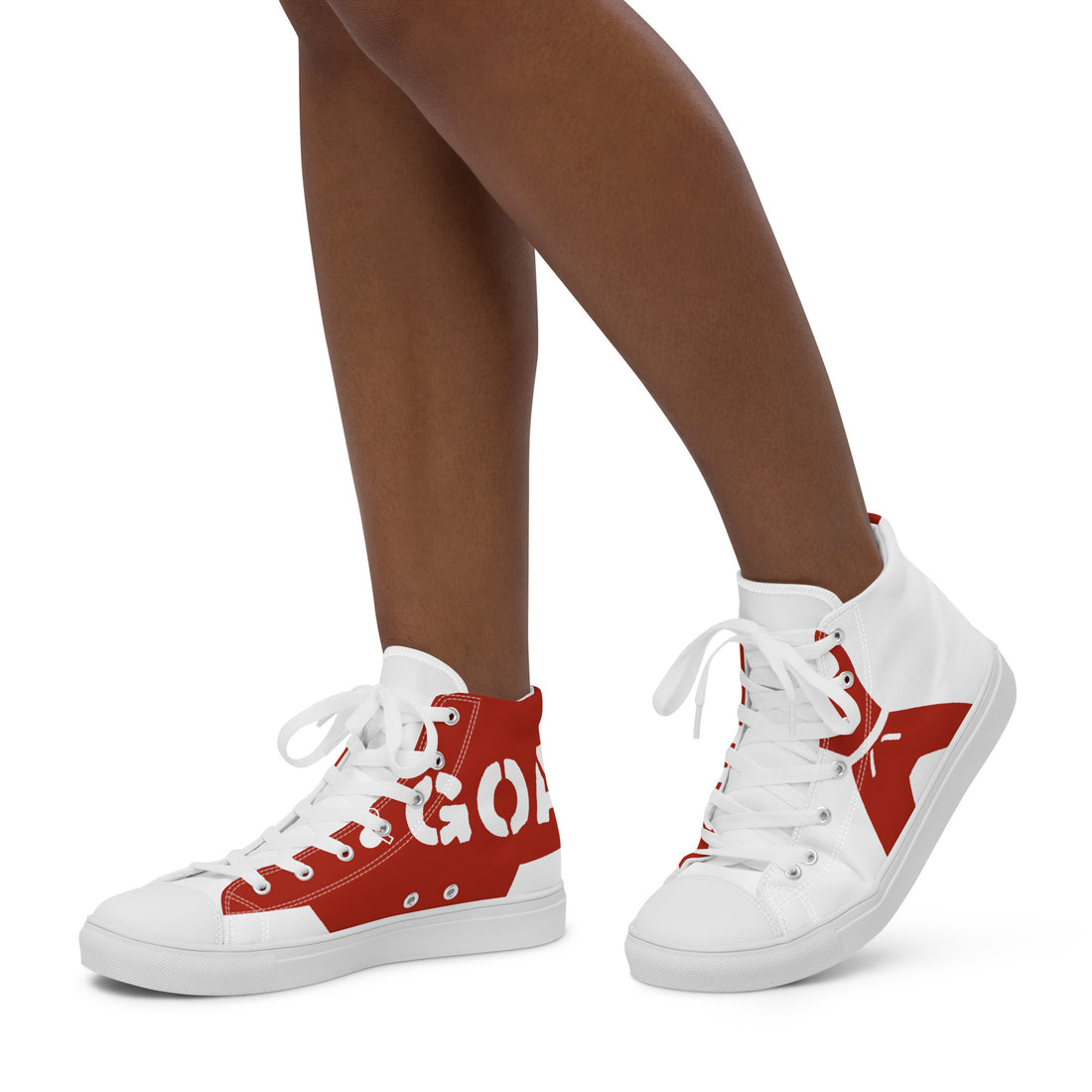 Women’s high top canvas shoes