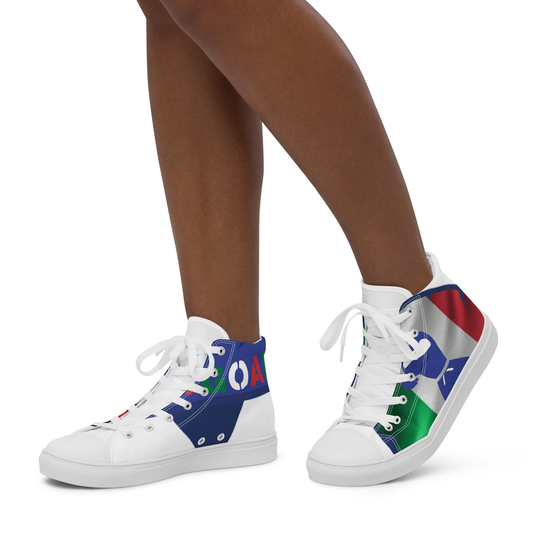 Women’s high top canvas shoes