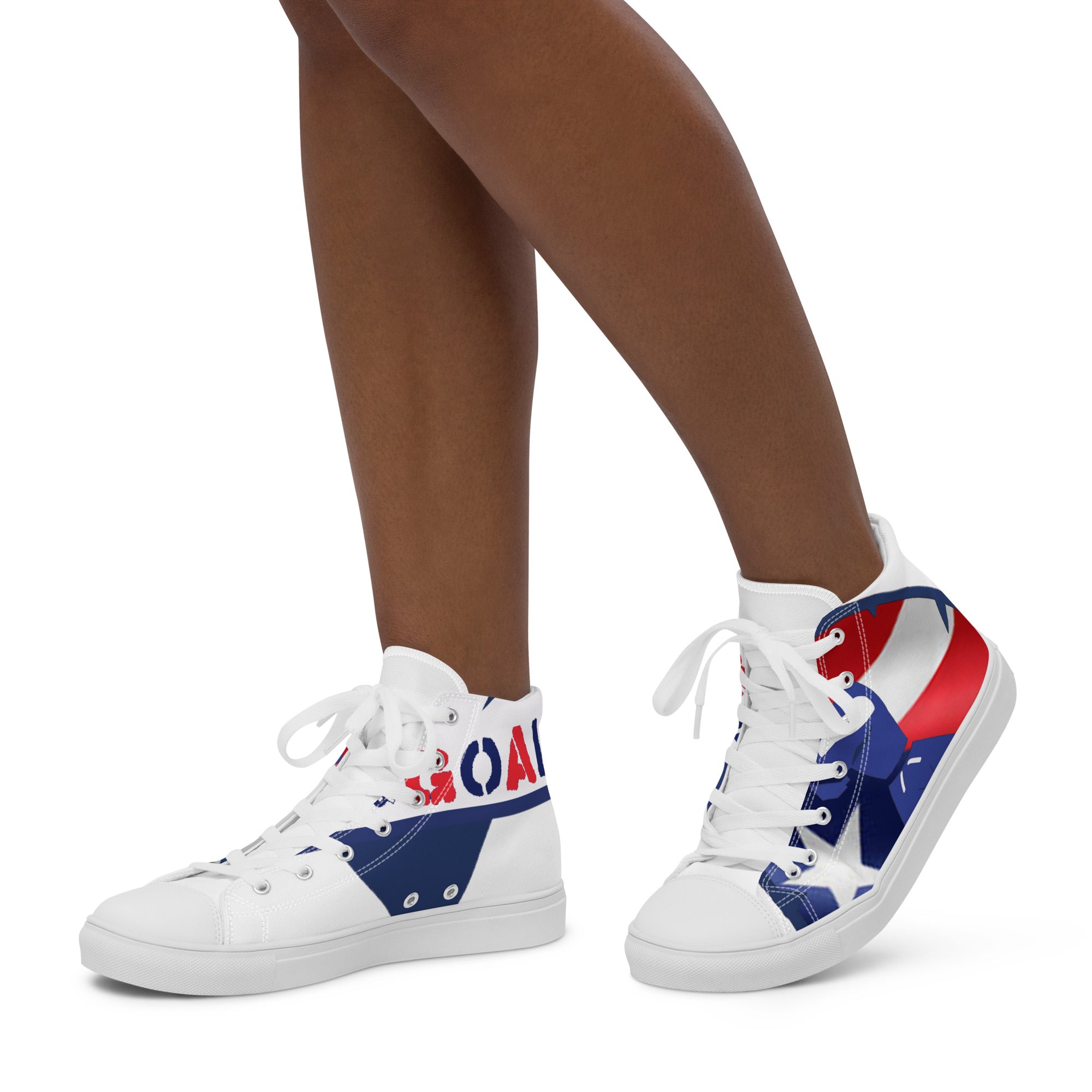 Women’s high top canvas shoes