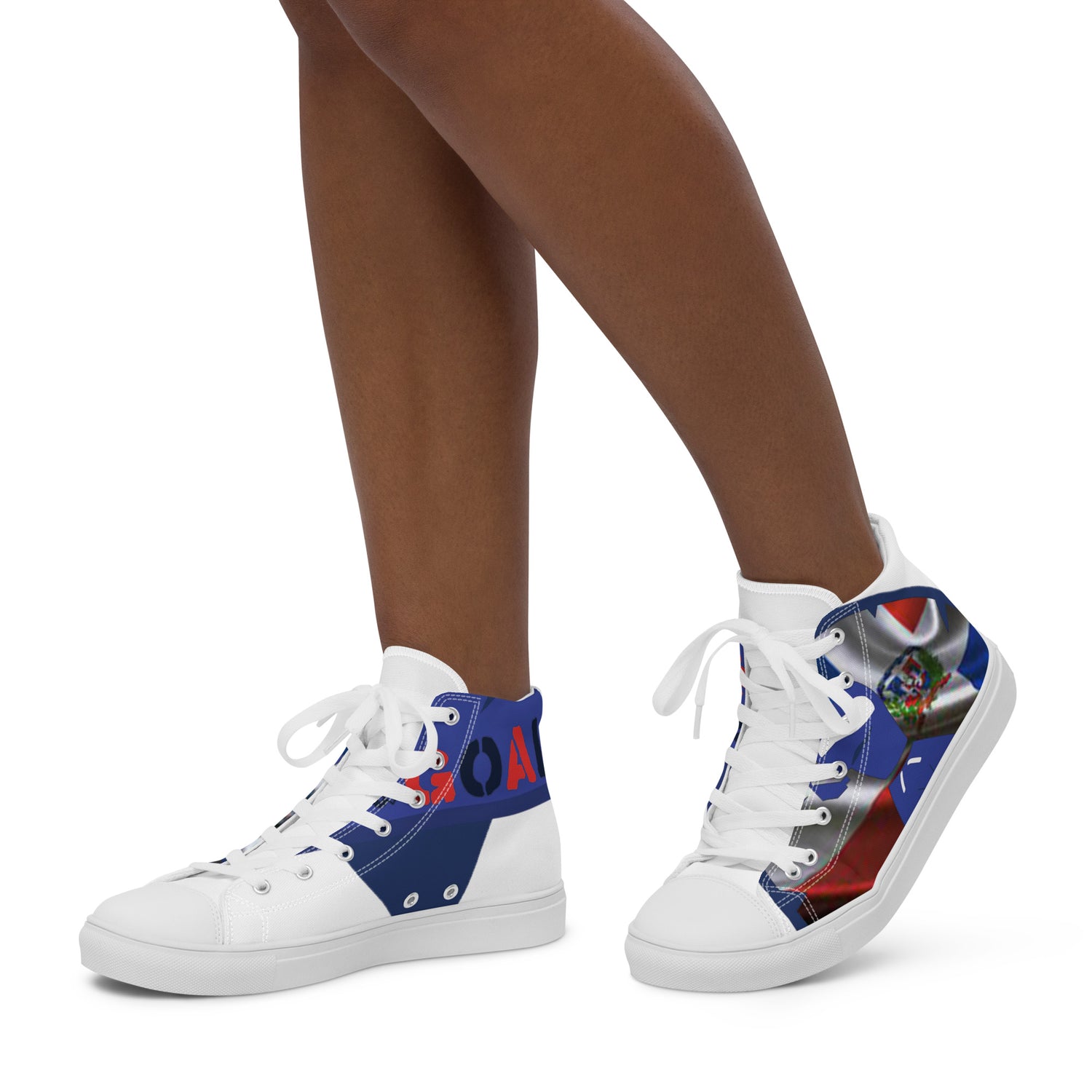 Women’s high top canvas shoes