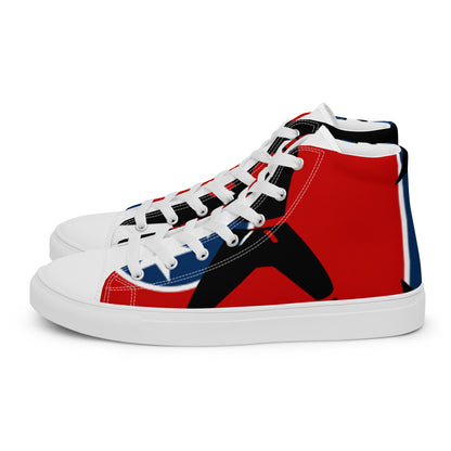 Women’s high top canvas shoes