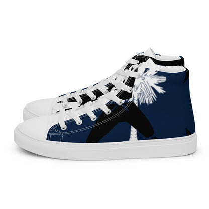 Women’s high top canvas shoes