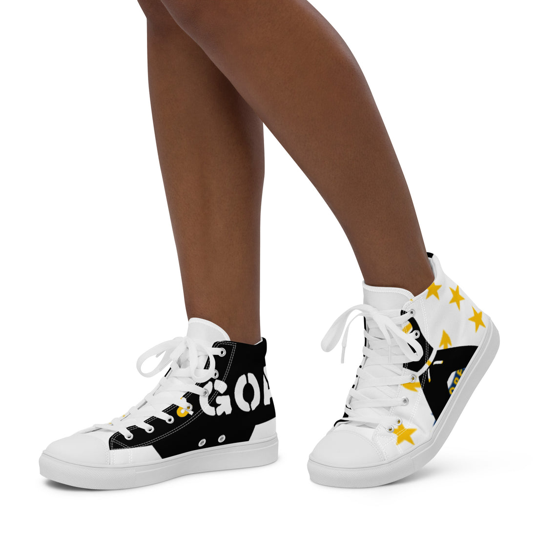 Women’s high top canvas shoes