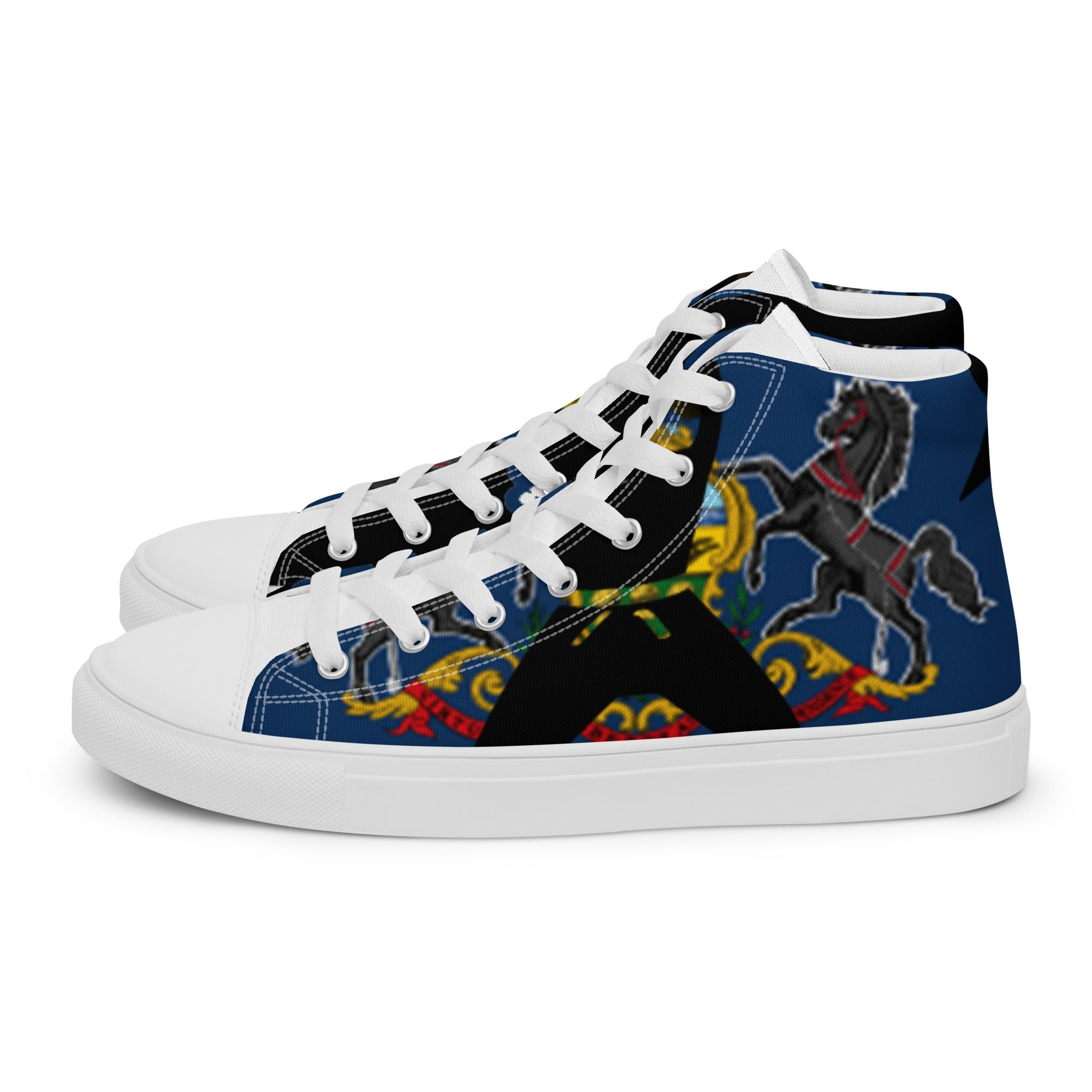 Women’s high top canvas shoes