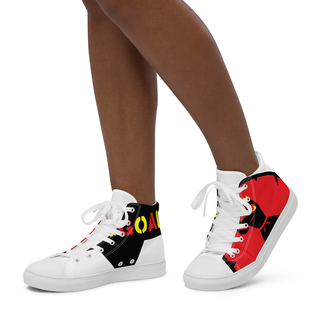 Women’s high top canvas shoes