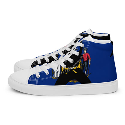 Women’s high top canvas shoes