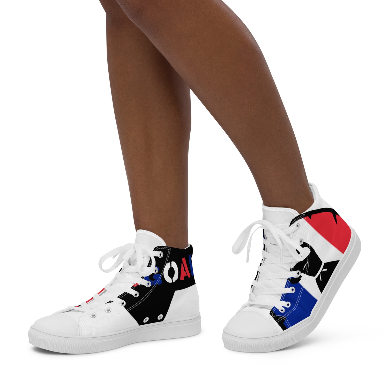 Women’s high top canvas shoes