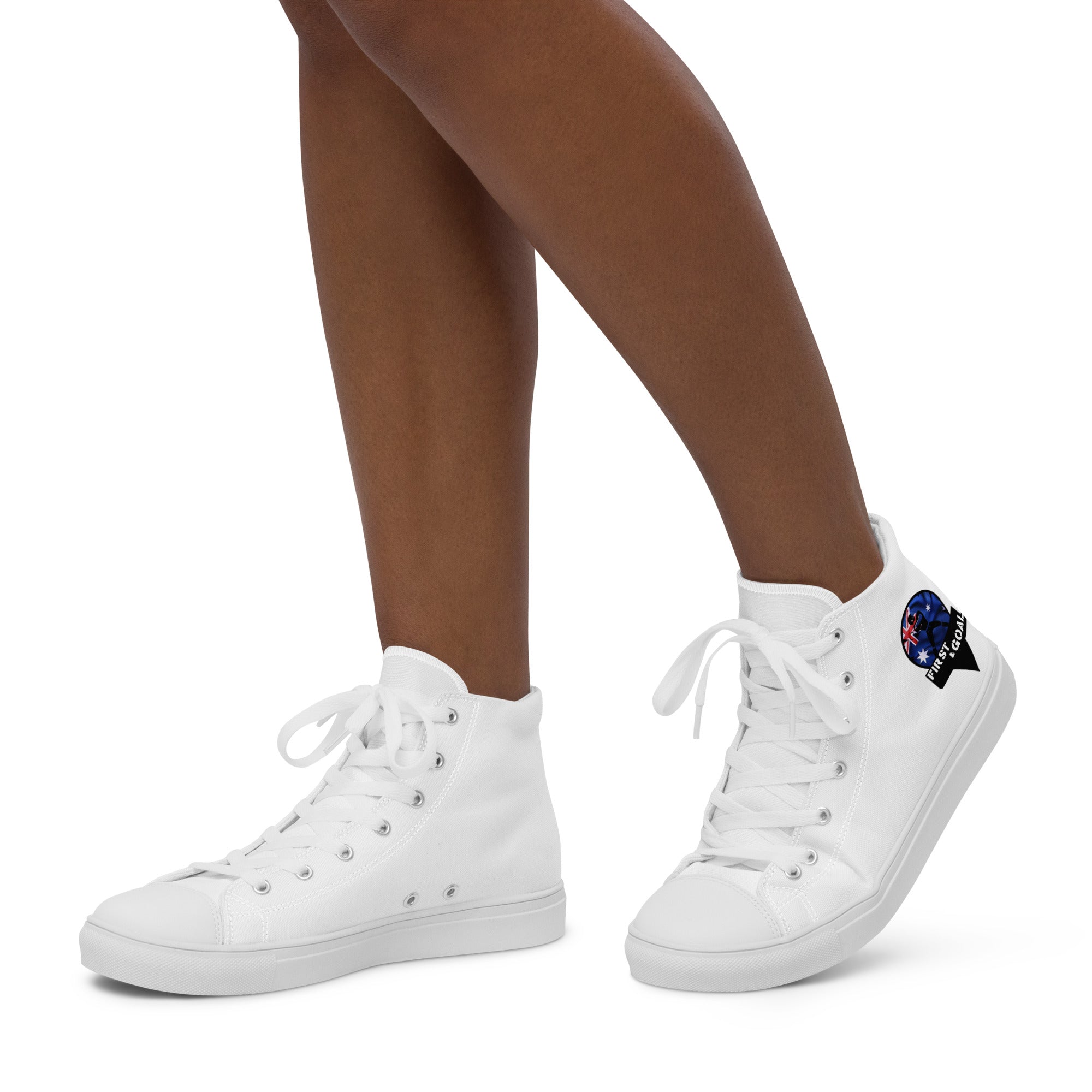 Women’s high top canvas shoes