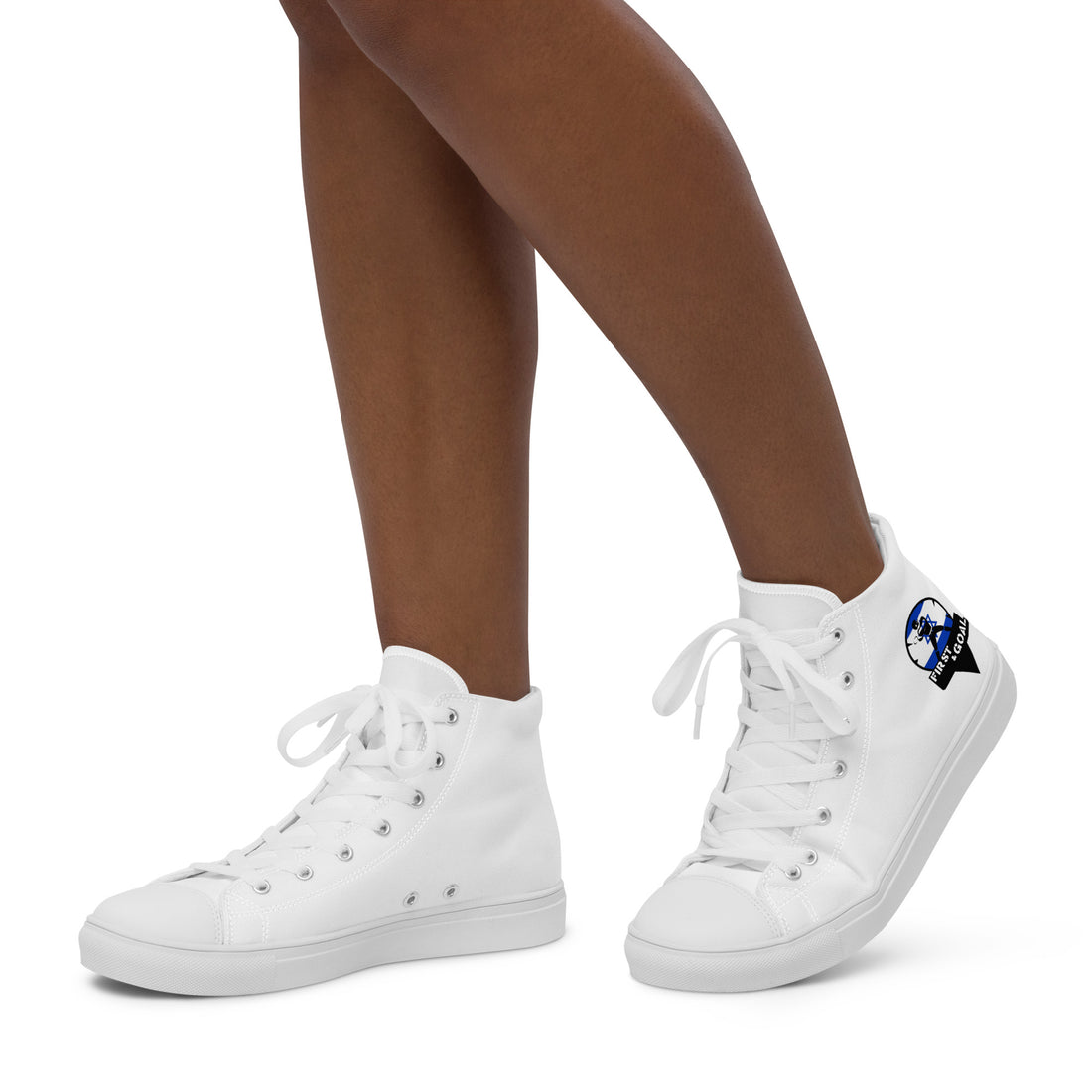 Women’s high top canvas shoes