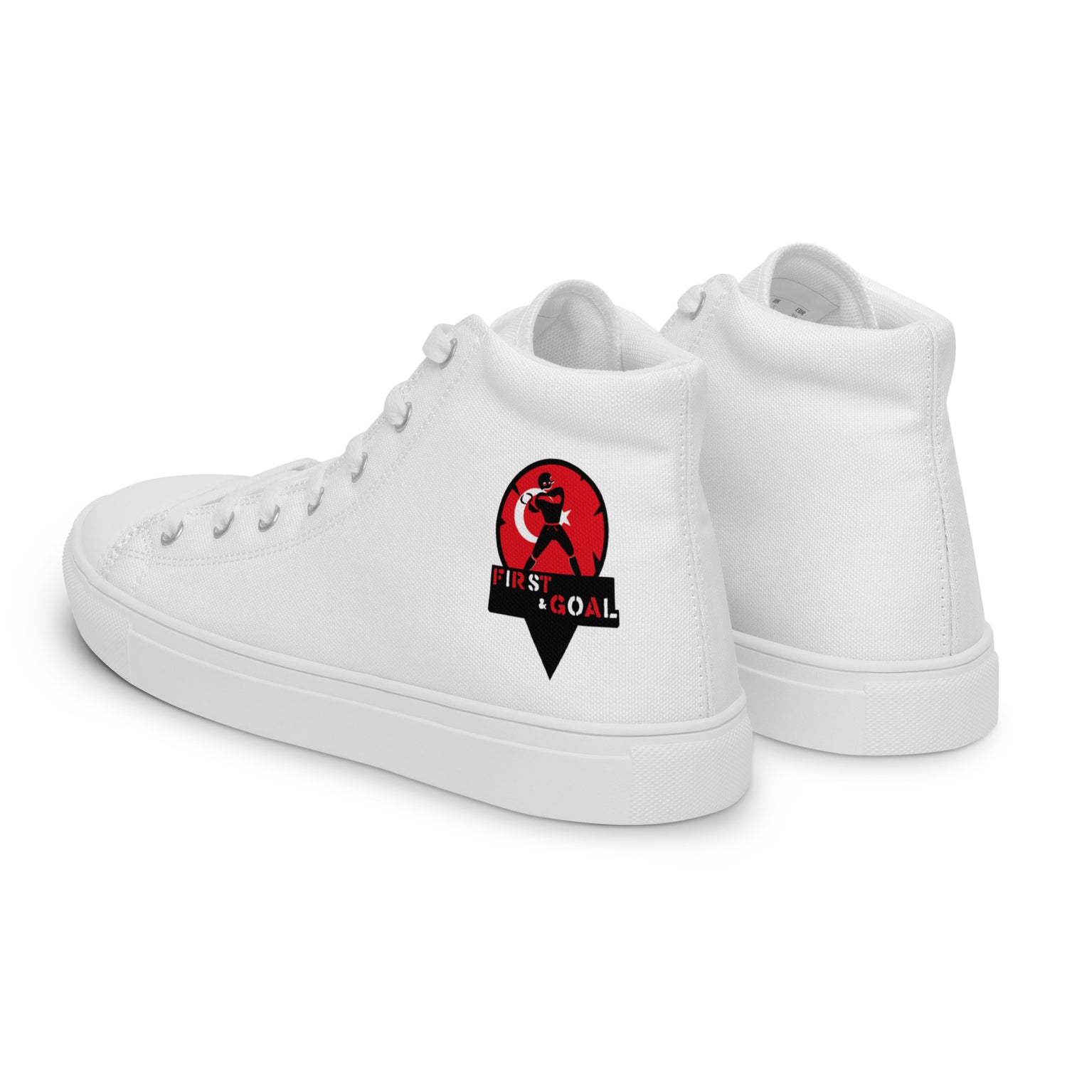 Women’s high top canvas shoes