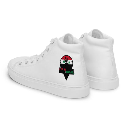 Women’s high top canvas shoes