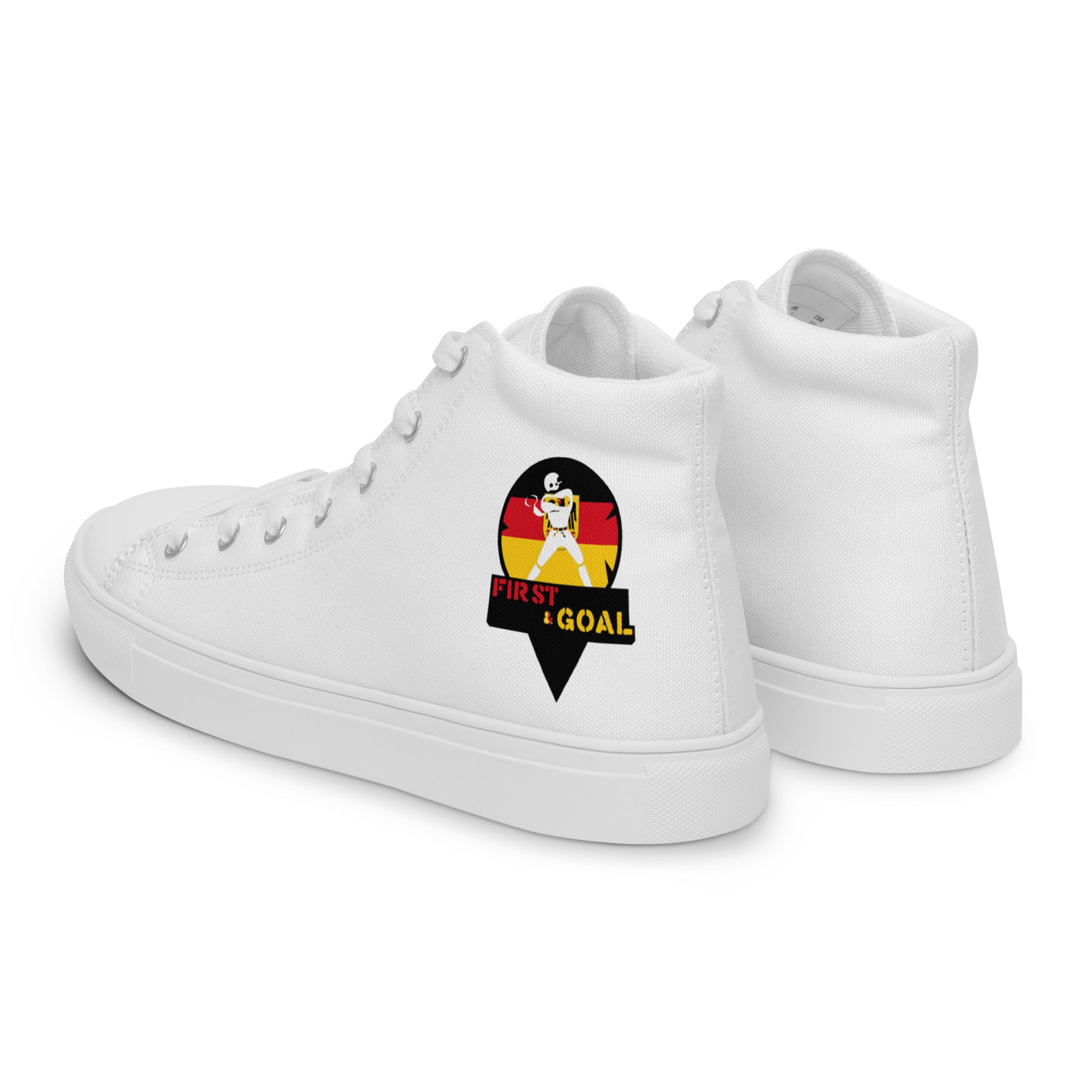 Women’s high top canvas shoes