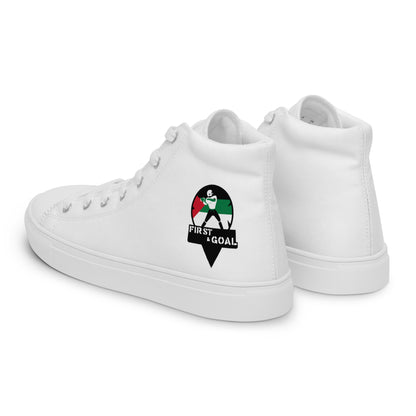 Women’s high top canvas shoes