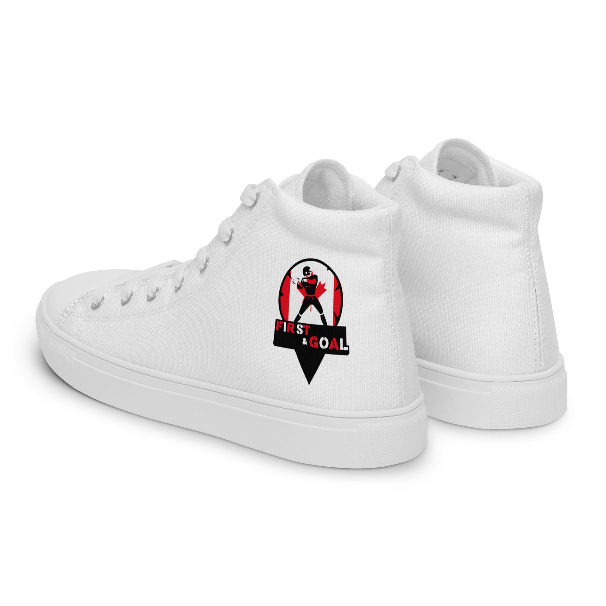 Women’s high top canvas shoes