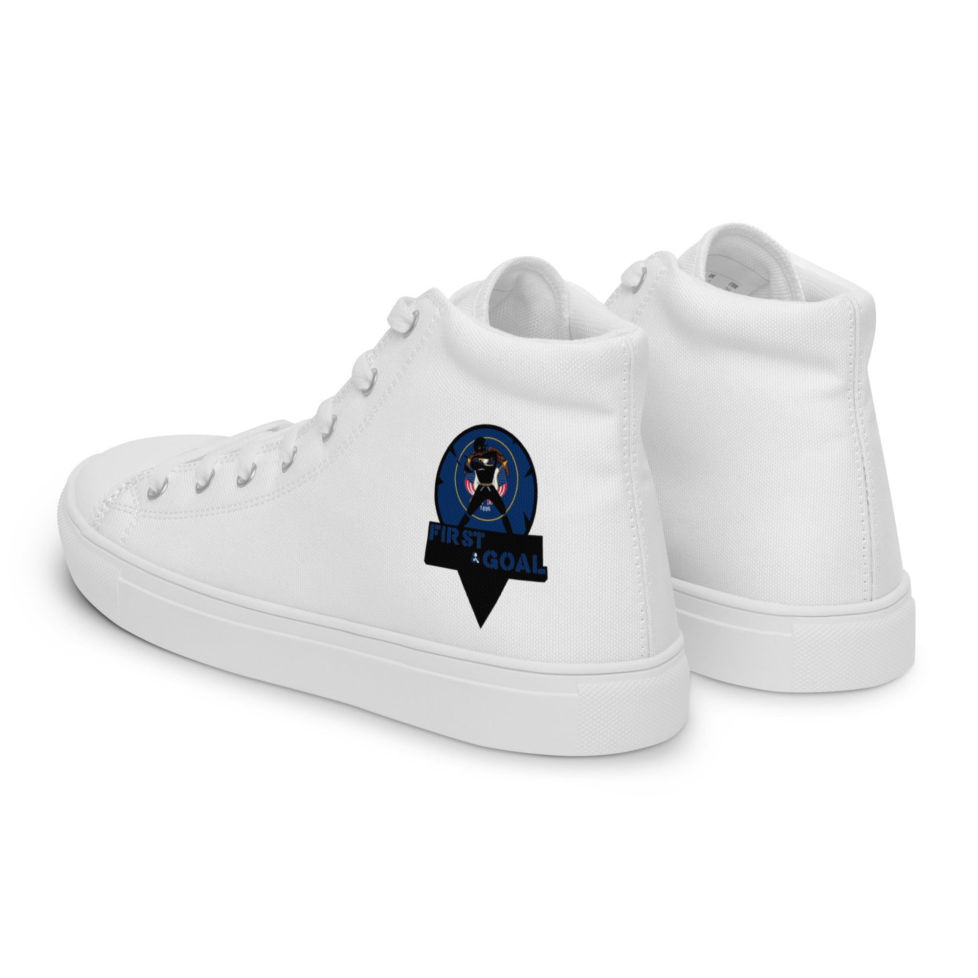 Women’s high top canvas shoes