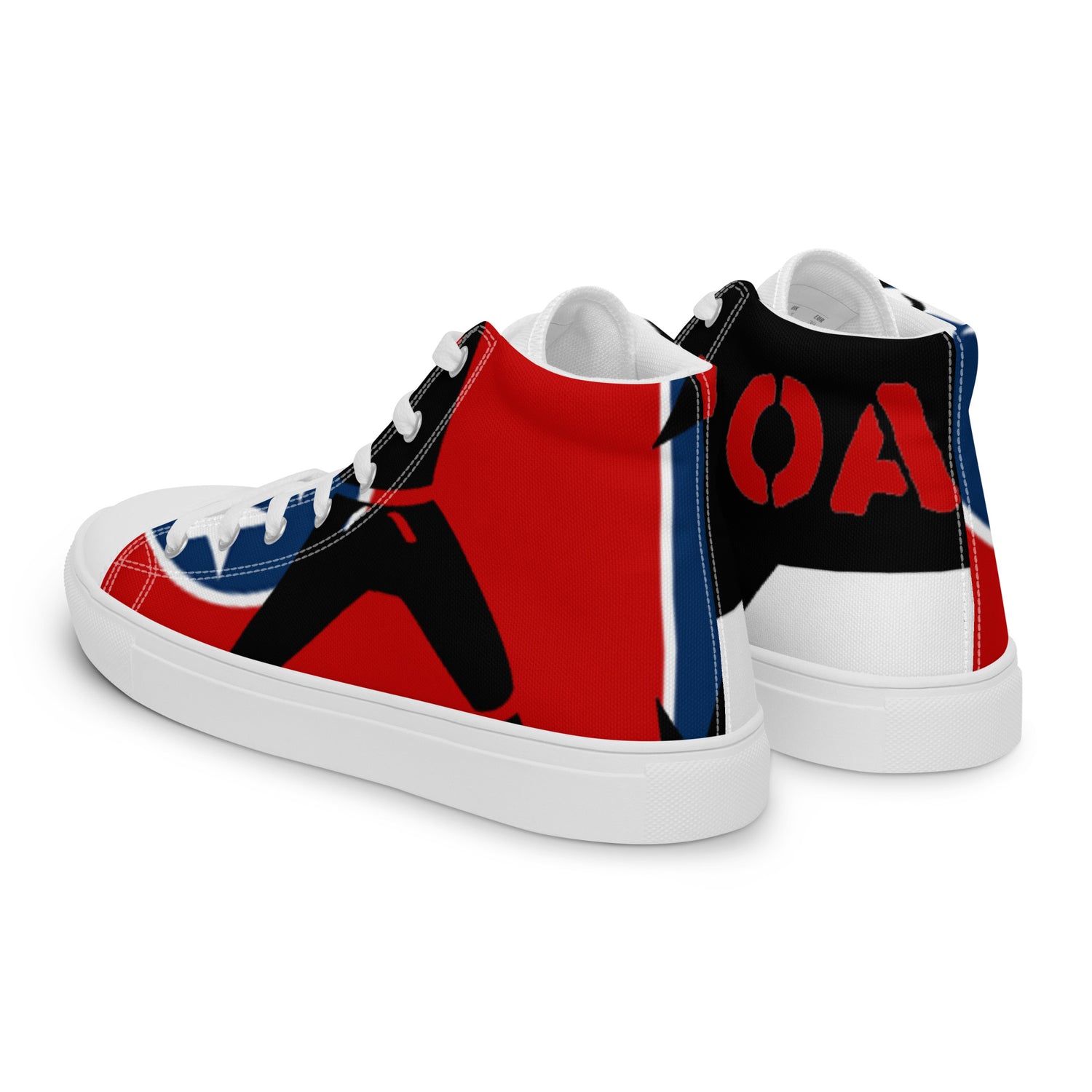 Women’s high top canvas shoes