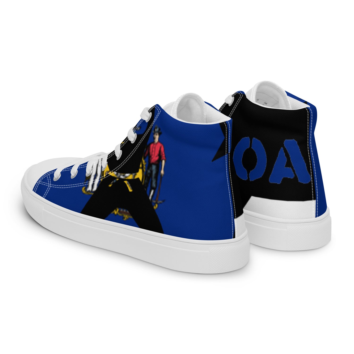 Women’s high top canvas shoes