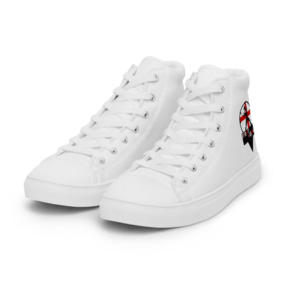 Women’s high top canvas shoes