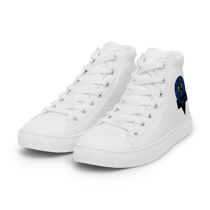 Women’s high top canvas shoes