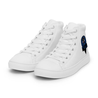 Women’s high top canvas shoes