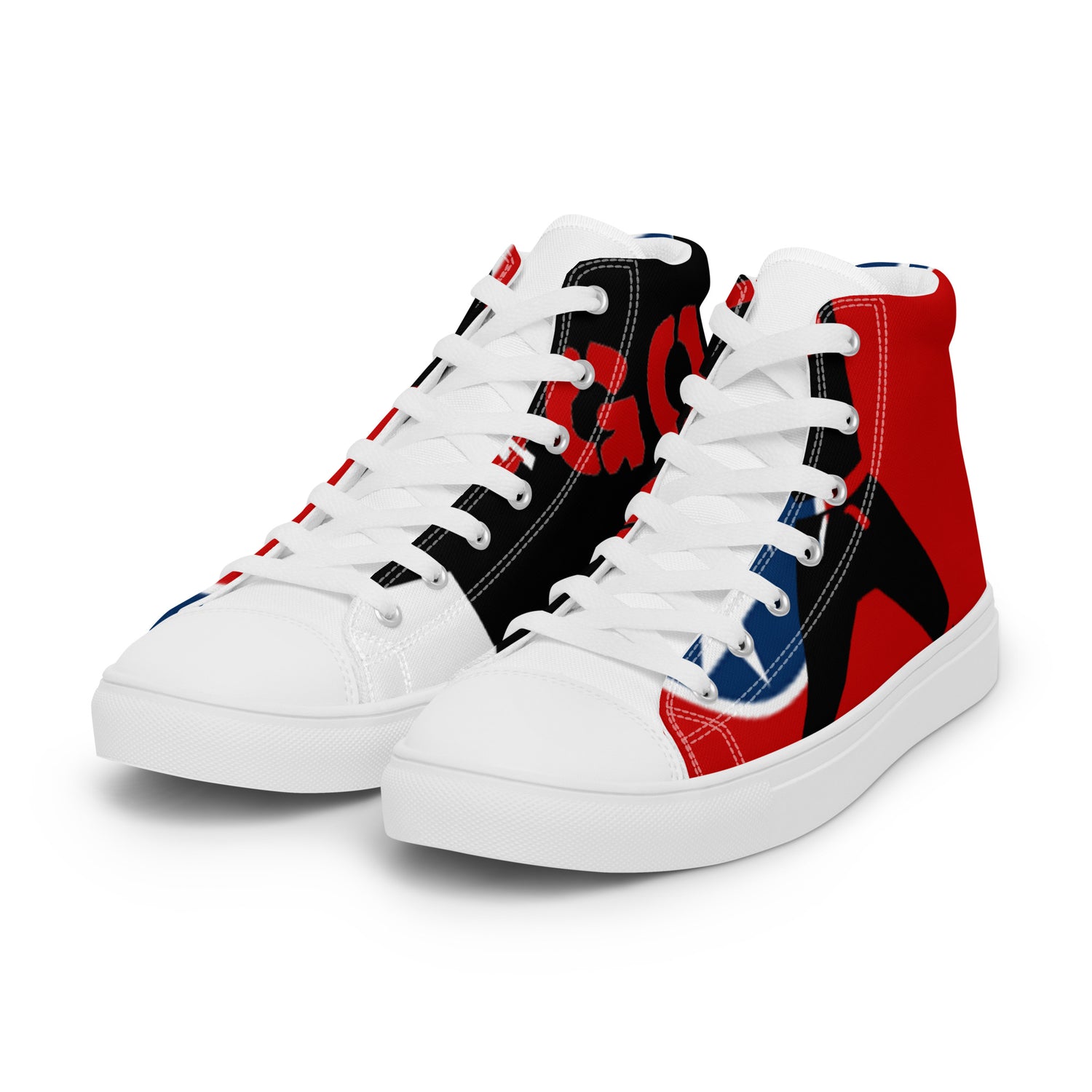 Women’s high top canvas shoes