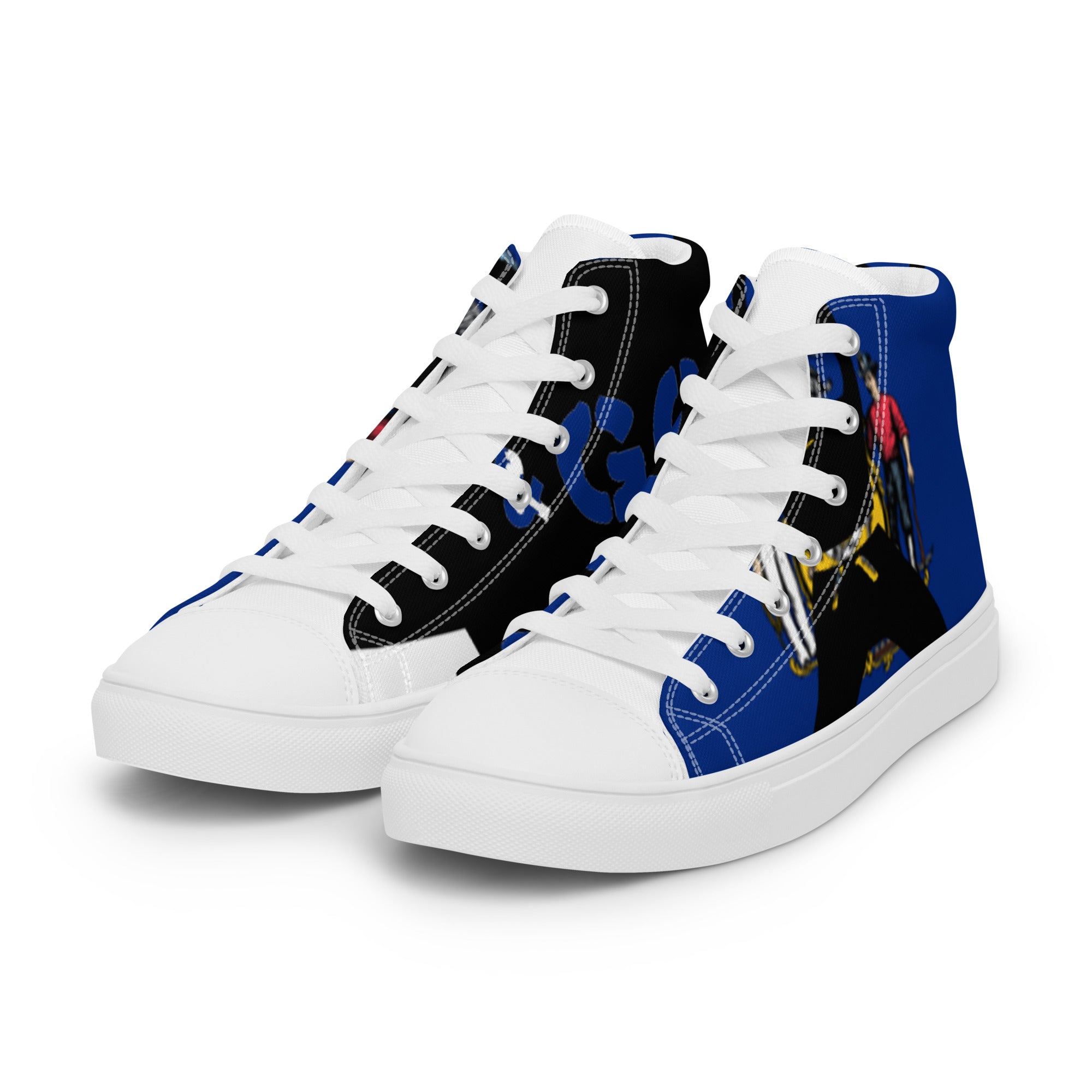 Women’s high top canvas shoes