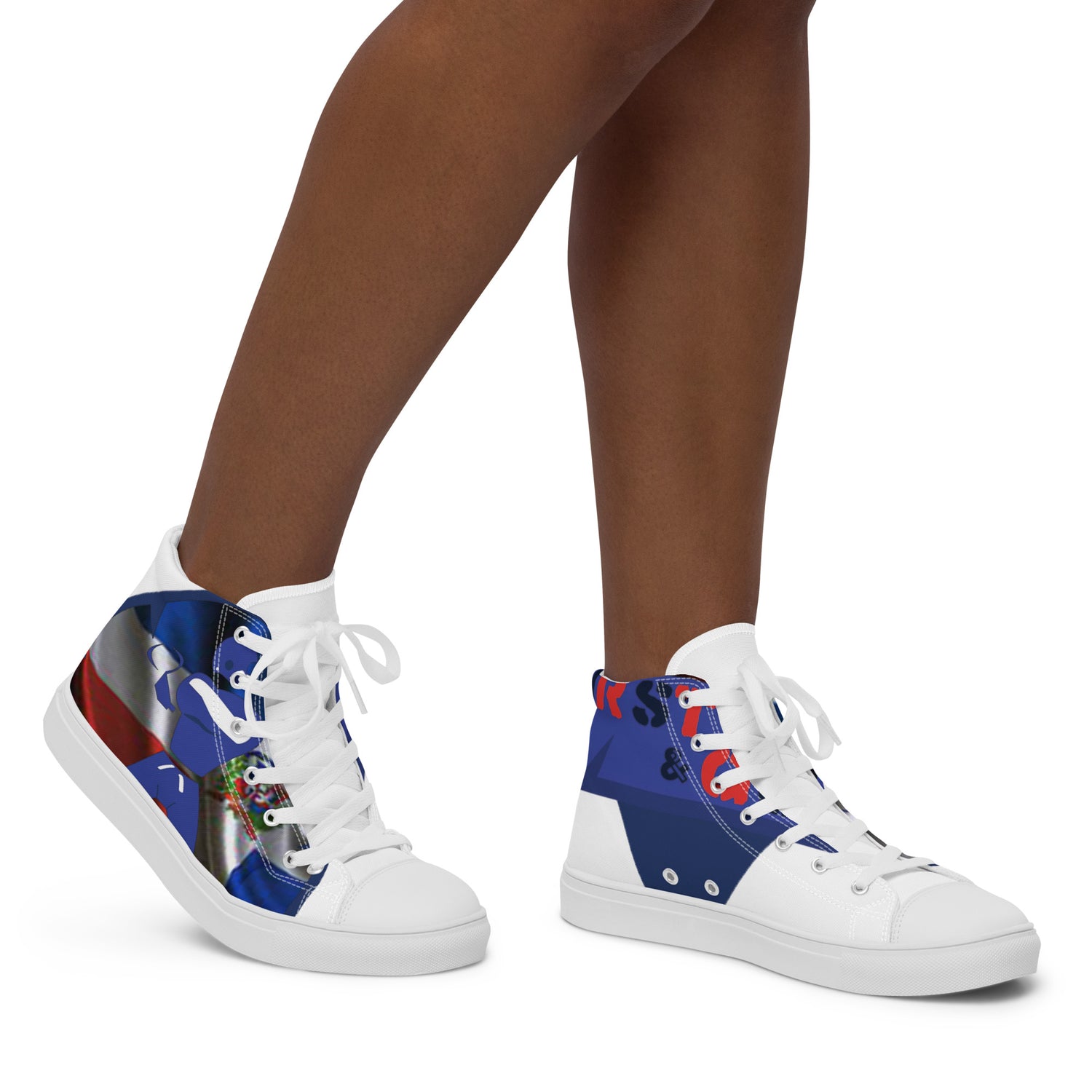 Women’s high top canvas shoes