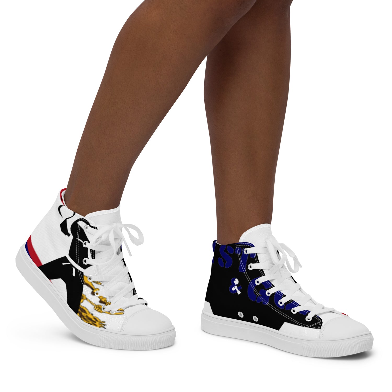 Women’s high top canvas shoes