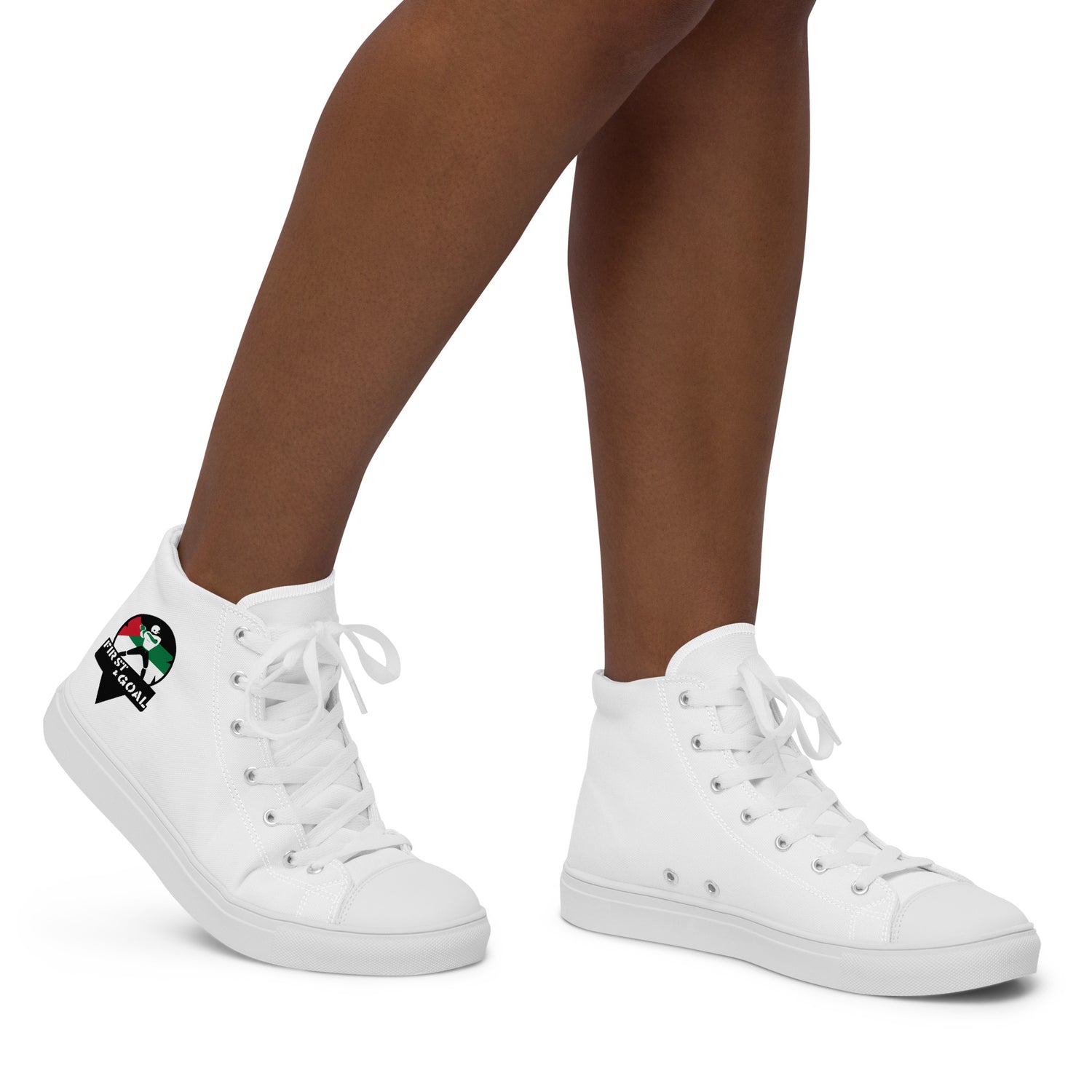 Women’s high top canvas shoes