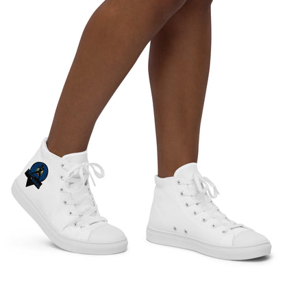 Women’s high top canvas shoes