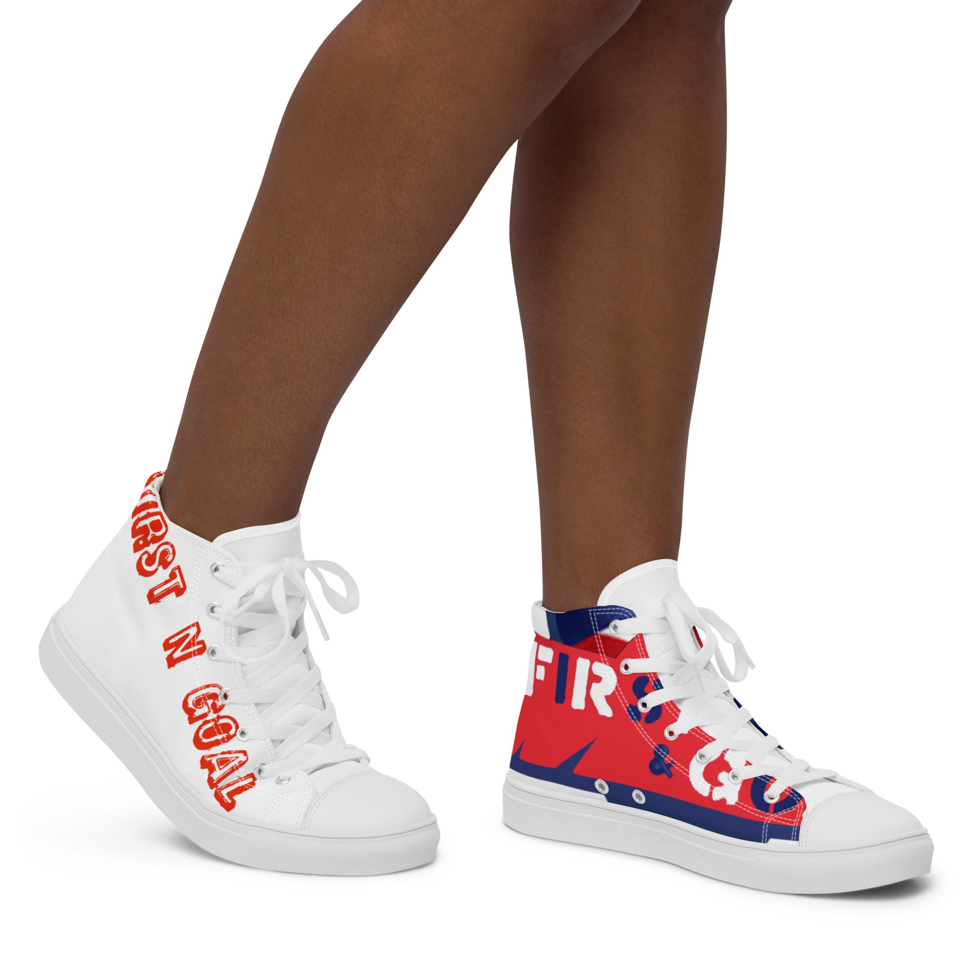 Women’s high top canvas shoes