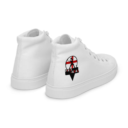 Women’s high top canvas shoes