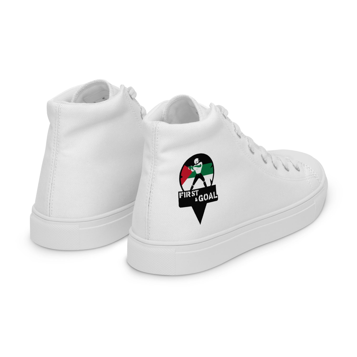 Women’s high top canvas shoes