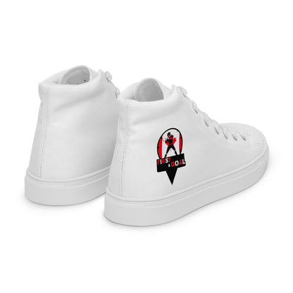 Women’s high top canvas shoes