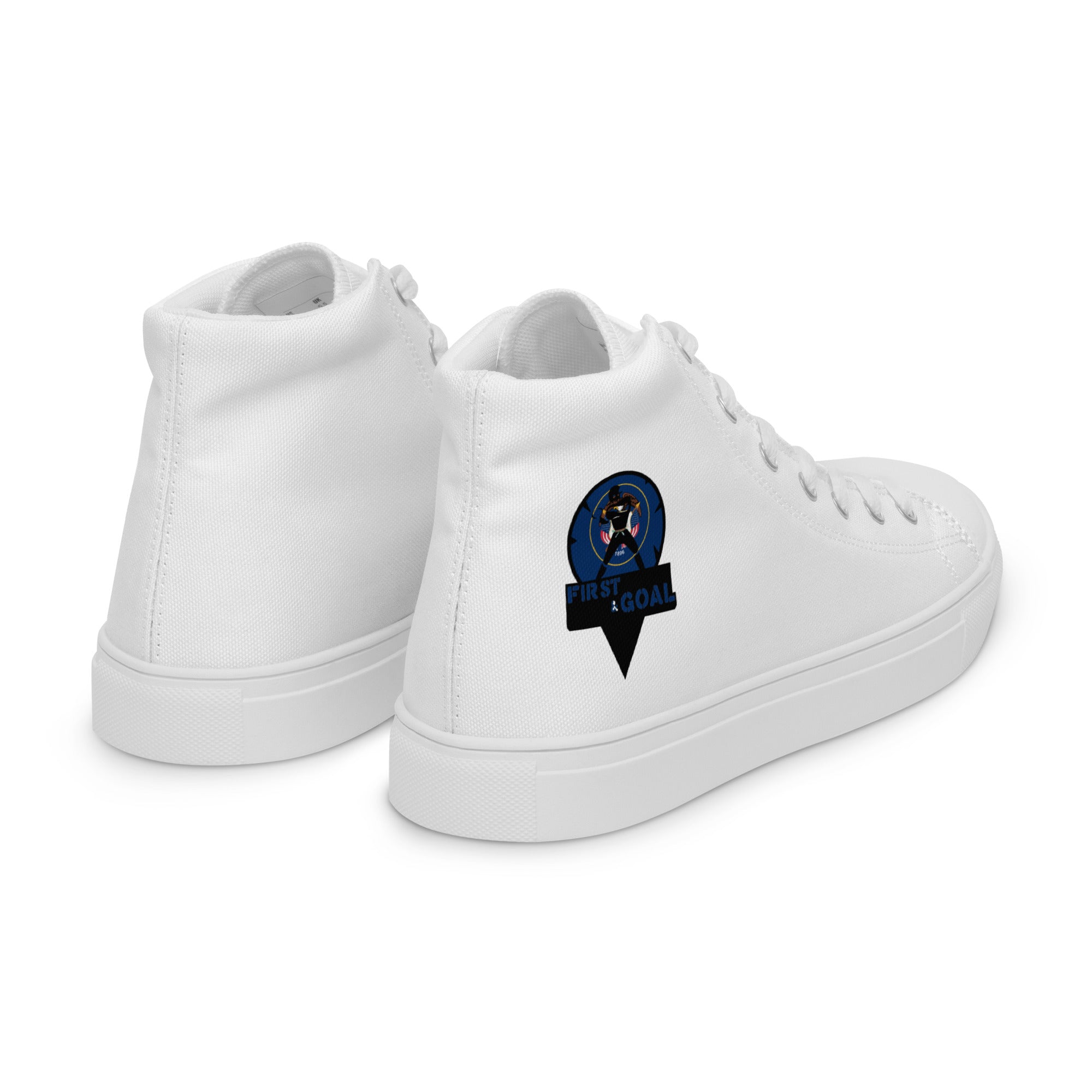 Women’s high top canvas shoes