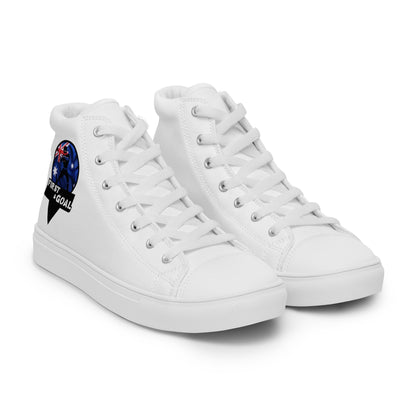 Women’s high top canvas shoes