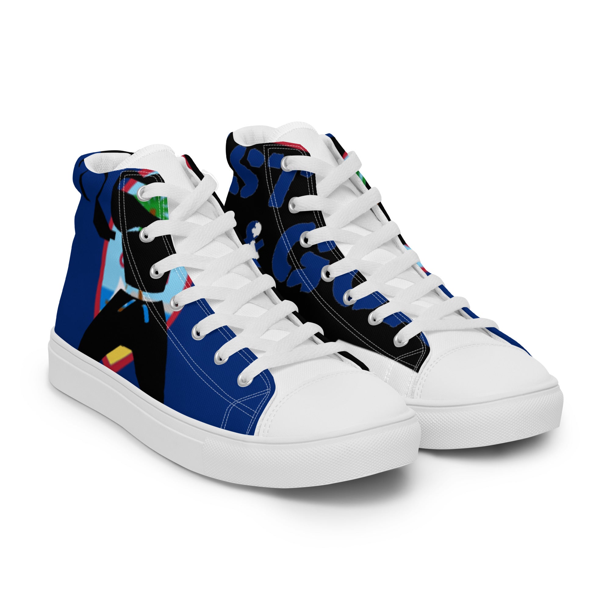 Women’s high top canvas shoes