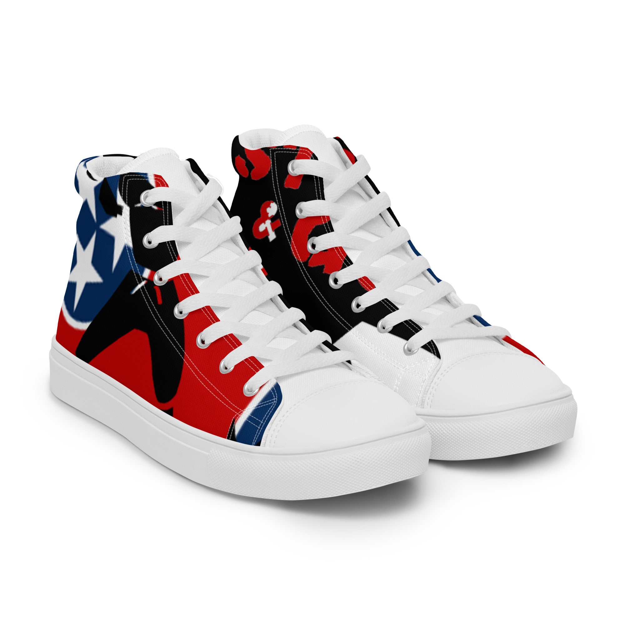 Women’s high top canvas shoes