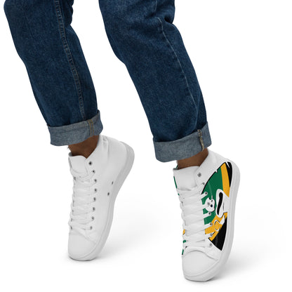 Men’s high top canvas shoes