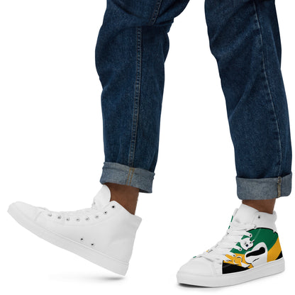 Men’s high top canvas shoes