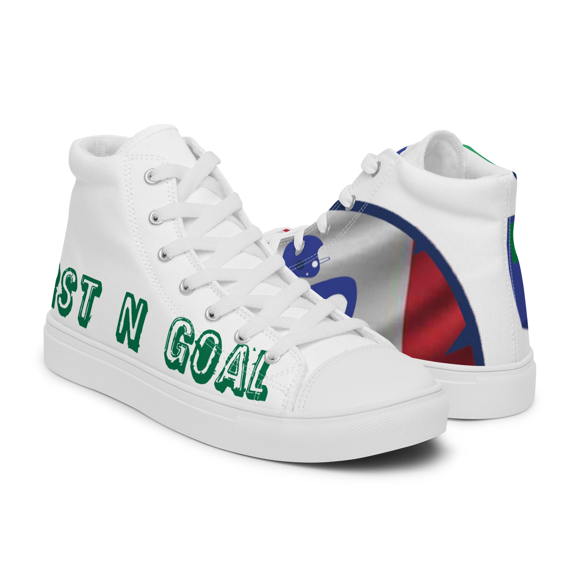 Men’s high top canvas shoes