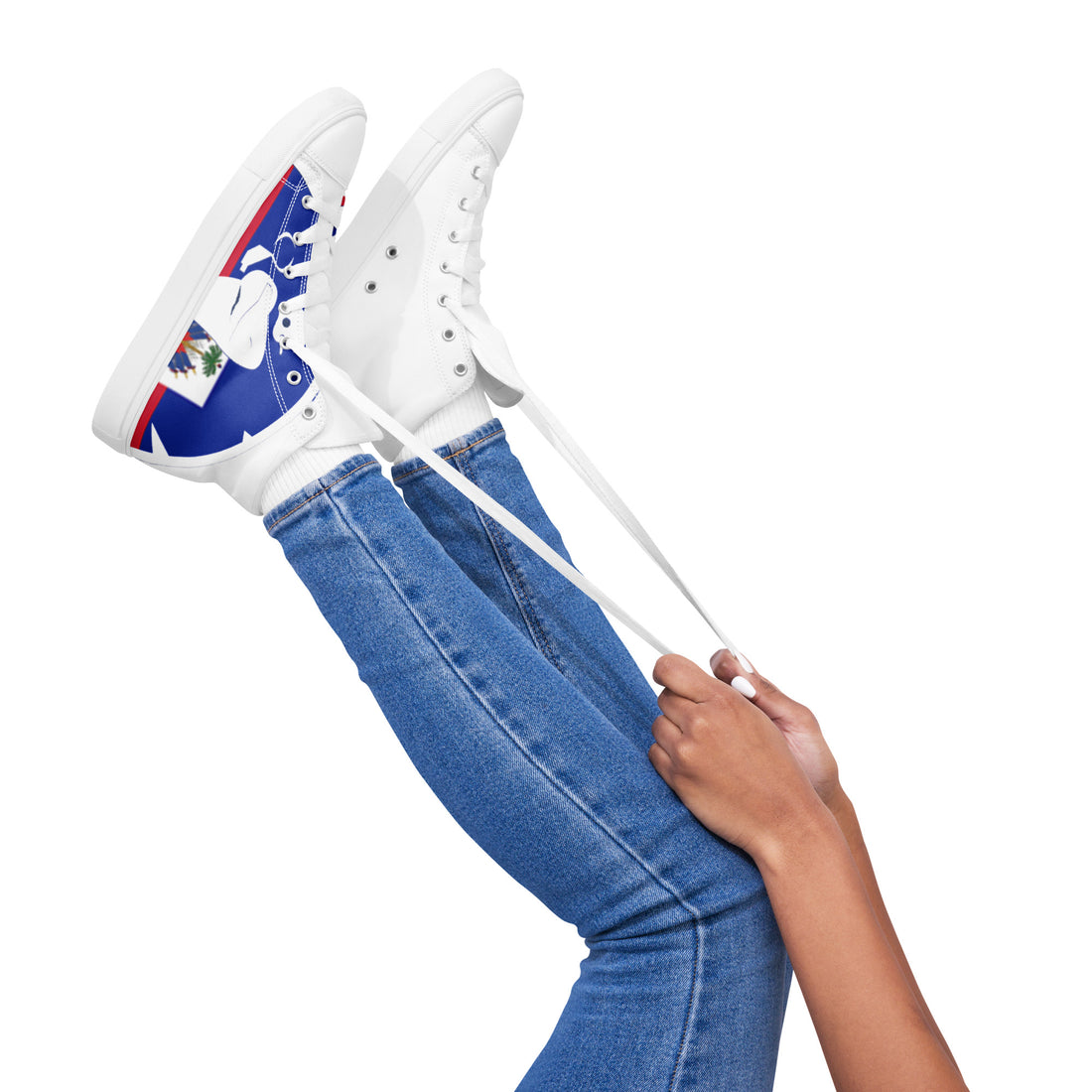 Women’s high top canvas shoes